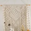 Tapestries hangende plantenplank wandplanter hanger voor planten handgemaakt boho -stijl decor met prachtig macrame touw en