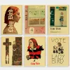 Film di casa drammatico Lady Lady Bird Retro Poster personaggio Kraft Paper Diy Vintage Room Bar Bar Cafe Decor Aesthetic Wall Painting