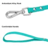 Hundfiskning Lång PVC -kopplingar Easy Clean Traction Lead Rope för små medelstora stora stora hundar Walk Training Pet Waterproof 240328