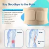 Slimming Belt Adjustable Thin Back Lumbar Support Belt Breathable Waist Brace Strap Lower Back Pain Relief Scoliosis Herniated DiscSciatica 240409