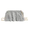 2023 Ny bankettväska Kvinnor Fashion Crossbody Bag Celebrity Party Handhållen Bag Clip Bag Diamond Mesh Bag 240409