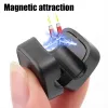 1/12PCS Magnetic Cable Clips Square Magnet Holder Wire Cord Organizer with Double Sided Adhesive Tape Home Office Storage Tools