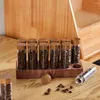 Storage Bottles Coffee Beans Food Sealed Creative Small Portion Bottled Display Can Furnishing Kitchen Grains Candy Tank
