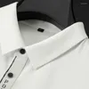 Polos maschile 8xl 7xl 6xl 2024 Summer England Style Shirt Uomini Tops High End Luxury Mens Shirts Fashion Sliose Mas Male Clothing