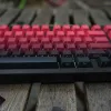 Accessoires 136 Clé Red Black Cherry Profil latérale Imprimé PBT KEycaps Double Shot Shine à travers les capuchons de touches rétroéclaints pour MX Mécanique Clavier