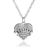 Colliers de pendentif pendentifs bijoux diamant pêche coeur de la fête des mères cadeaux fille fille soeur sœur Collier Drop livraison 2021 otgh9