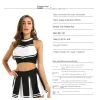 Uniformi da cheerleader femminile gioco di ruolo da ruolo da donne europee e americane Sexy Baby Cheerleader Costumi
