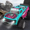 NEW KF23 KF24 1:20 2.4G Model RC Car With LED Light 2WD Off-road Remote Control Climbing Vehicle Outdoor Cars Toy Gifts for Kids