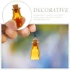 Vases 9 Pcs Mini Glass Bottle Small Bottles Vial Cork Laboratory Sample Container DIY Crafts