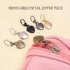 10/1PCS Zippers Pulcor da cabeça do coração Metal Metal Zipper Slider Kits para Broken Buckle Travel Bag Diy Sewing Craft