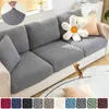 Chair Covers T-sharped Jacquard Sofa Cushion Cover For Living Room Pet Kid Furniture Protector Stretch Washable Removable Couch 1PC
