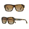 GCV Brand Acetate Square Rectangular Polarized Sunglasses Man Women Fashion Outdoors Eyewear Uv400 Quality Of Luxury Goods 240327
