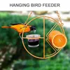 Andere vogelbenodigdheden Feeder Outdoor hangende groene vier lekkende gaten tuin decorat feeders 2