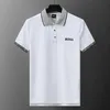 Klassieke herenpolo shirt zomer casual polo mode geborduurd gedrukt poloshirt hoge kwaliteit korte mouwen t-shirt 90154