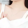 Top Luxury Fine Women Designer Necklace Collana farfalla S925 Sterling in argento coreano micro set
