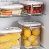 Jarras de comida de comida Caixa de alimentos a vácuo Bomba manual Bomba de mão Fresh-Keepin Selado Capacidade à prova de vazamento Refrigerante Refriador de cozinha Storee Recipiente L49