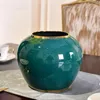 Vasi moderni vaso ceramico vetrata monocromatico decorazione cinese decorazione di alta grado casa soggiorno dispositivo di inserimento dei fiori