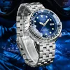 Zegarek na rękę Lige Man Watch 5atm Casual Sport Waterproof Waterproof Kwarcowe zegary ze zegarkami stalowymi z stalowymi ramkami