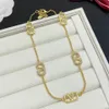 Luxury feminino designer clássico aço inoxidável dourado letras banhadas de prata Presente Diamantes