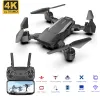 Drones F84 RC Drone WiFi FPV Camera 4K HD Altitude Hold Foldable Drone Helicopter OneKey Return RC Quadcopter High Quality Dron Gifts