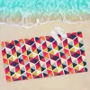 Beach Towel Universal Washable Microfiber 150x75cm Bathroom Striped Shower Towel SPA Washcloth for Seaside