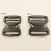 38mm 45mm Metal Tactical Buckle Black Automatic Quick Side Release Buckles For Belt Men Webbing Belt Head Adjustment DIY Clip