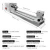 Herctools 96W Wood Lathe Machine 110-220V Woodworking Diy Lathe voor slijpen Multifunctionele gereedschappen van het Polishing Cuting Polishing Huishouden