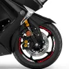 Reflective TMAX Motorcycle Wheel Sticker Scooter Rim Decal Stripe Tape Accessories Waterproof For YAMAHA Tmax500 530 560 tmax530
