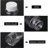 10pcs 20/30/80/100 ml Plastica Clear Excero Seal Contenitore con bombetta per pillole ricaricabili a vite Convenne per l'uso di viaggi domestici