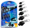 6pcs Universel Instant Fix Zipper 3 tailles Kit de réparation Remplacement Zip Slider dents Rescue Nouveau design Alipper accessoires de couture