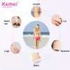 Kemei 4in1 Lady raser les jambes du corps facial femmes