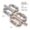 Tito Ultralight Pedal Titanium Bicycle Pedal Titanium Aloy Axis Bike Pedals MTBサイクリングチタンバイク1ペアチタンペダル