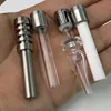 510 Replacement Thread Titanium Ceramic Quartz Tips Nail For Nectar Collector Kit v4 kit Gr2 Titanium Concentrate Dab Straw Water Pipe Bongs