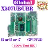 Moderkort KEFU X507UB Mainboard för ASUS X507UBR X507UF A507UB F507UB R507UB A507UF Y5000UB Laptop Motherboard I3 i5 i7 6/7/8