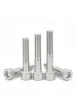 Tornillos Allen de Medio Diente Din912, Cabeza Hexagonal de acero nieutlenialny 304, piezas M4, M5, M8M10M12, 1 A 10 m6