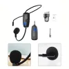 Microphones UHF Wireless Headset Microphone Portable Microphone Voice Amplifiers Stage Loud Speaker Transmitter Receiver Kit