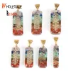 1pcs 57-67mm Color Natural Chip Stone Beads Long Column Charms Pendants Accessories For Jewelry Making Diy Handmade Accessories