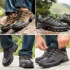 Stivali gomnear estate escursionisti escursionisti per escursionisti per uomini scarpe da trekking cammello scarpe da trekking di montagna per la caccia al turismo stivali tattici maschio maschio