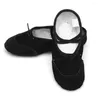 Dance Shoes Ballet for Girls Women Pointe Kids Children Solle Sole Yoga 4Color tela in pelle EU24-45 all'ingrosso