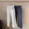 Jeans micro elastici elastici elastici di alta qualità con pantaloni a gamba larghi sciolti e dimagranti