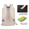 Mochila mochila bolso de viaje de alumno de computadoras multifuncional para estudiantes de gran capacidad para hombres / mujeres USB carga