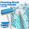 Brosse de nettoyage de la salle de bain Sponge outil multifonctionnel