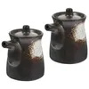 Lagringsflaskor sojasåsens potten vinäger container keramisk smaktflaskdispensers olja japansk burk