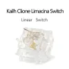 Klawiatury Kailh Clione Limacina Switch dla mechanicznej klawiatury przezroczysty 5pins Switchlinear/dotykowy RGB