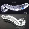 Blackwolf Hippocampus Tentacle Glass Dildo Crystal Realistic Dildos vuxna Anal Butt Plug Sexiga leksaker för kvinnor G-Spot Masturbator