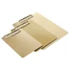 Sizes Metal File Writing Folders Stationery School 3 Storage Supply Clipboard Holder Document Pad Office