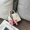 Bolide Leder Handtasche vertrauenswürdige Luxus Frauenbeutel Muschelbeutel Damen 2024 Neues vielseitiges Mini -Cross -Body