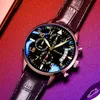 Watch Mens Handsome Korean Edition 2022 New Fully Automatic Mechanical High end True Belt Night Glow Waterproof Trendy Popular