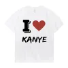 2024 vestiti a maniche corte kanye west t-shirt uomo abbigliamento da donna uomo hip hop fan top t