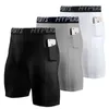 Compressie shorts mannen zomer sportkleding training panty's sportschool fitness leggings korte broek sport bodems running shorts mannen 240321